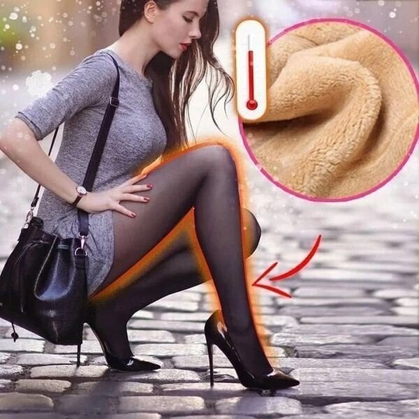 đ„LAST DAY 50% OFFđ„ Flawless Legs Fake Translucent Warm Plush Lined Elastic Tights